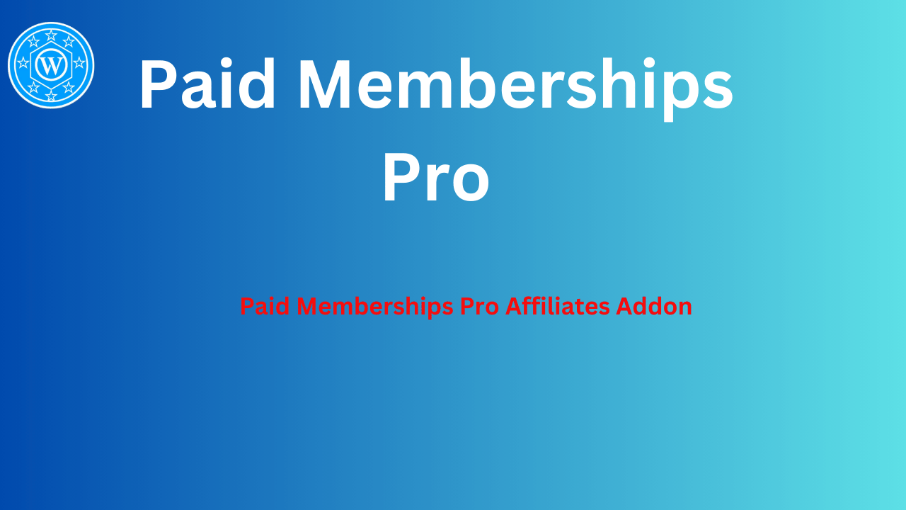 Paid Memberships Pro Affiliates Addon