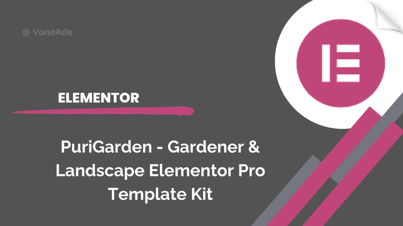 PuriGarden - Gardener & Landscape Elementor Pro Template Kit