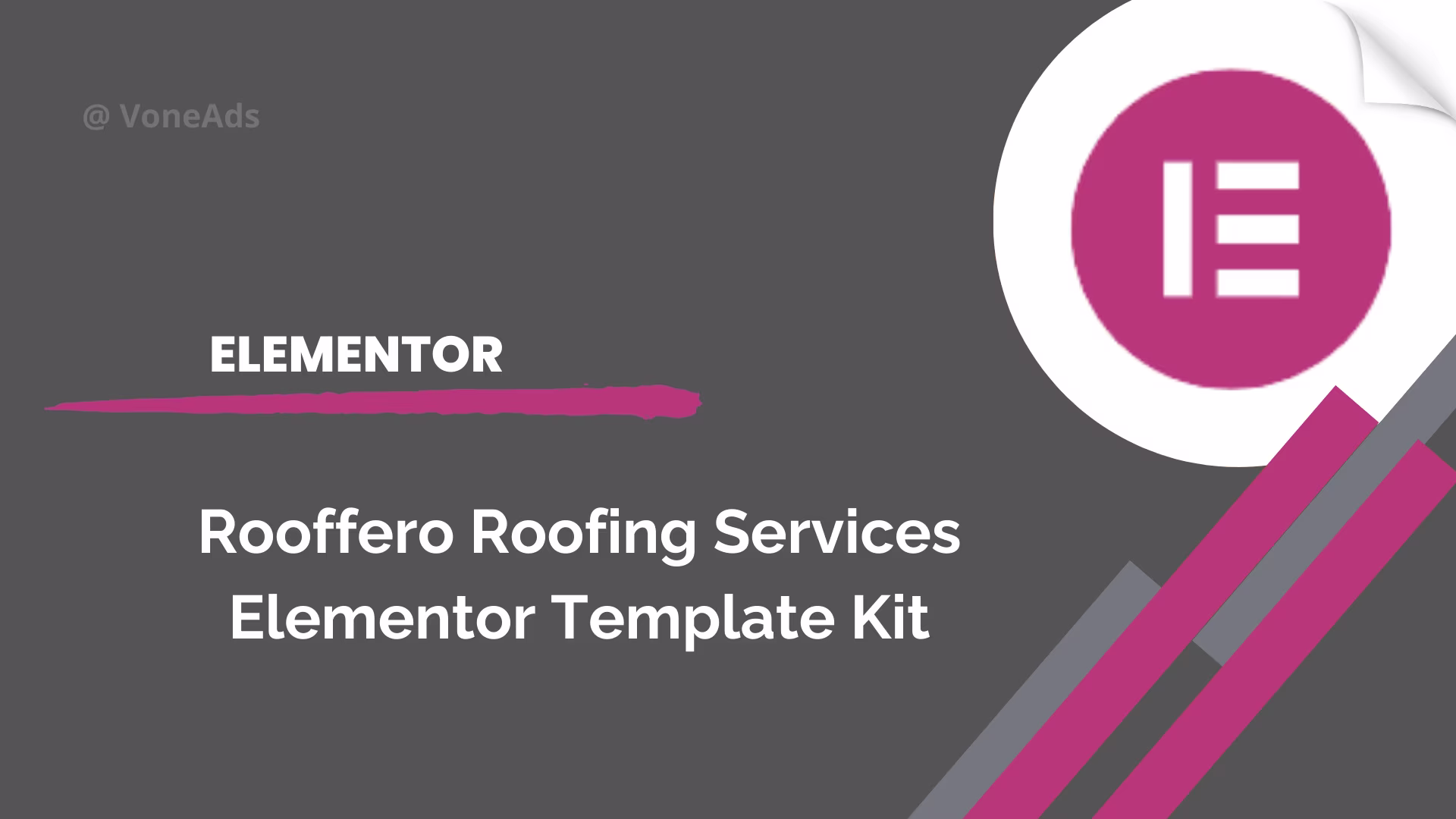 Rooffero Roofing Services Elementor Template Kit