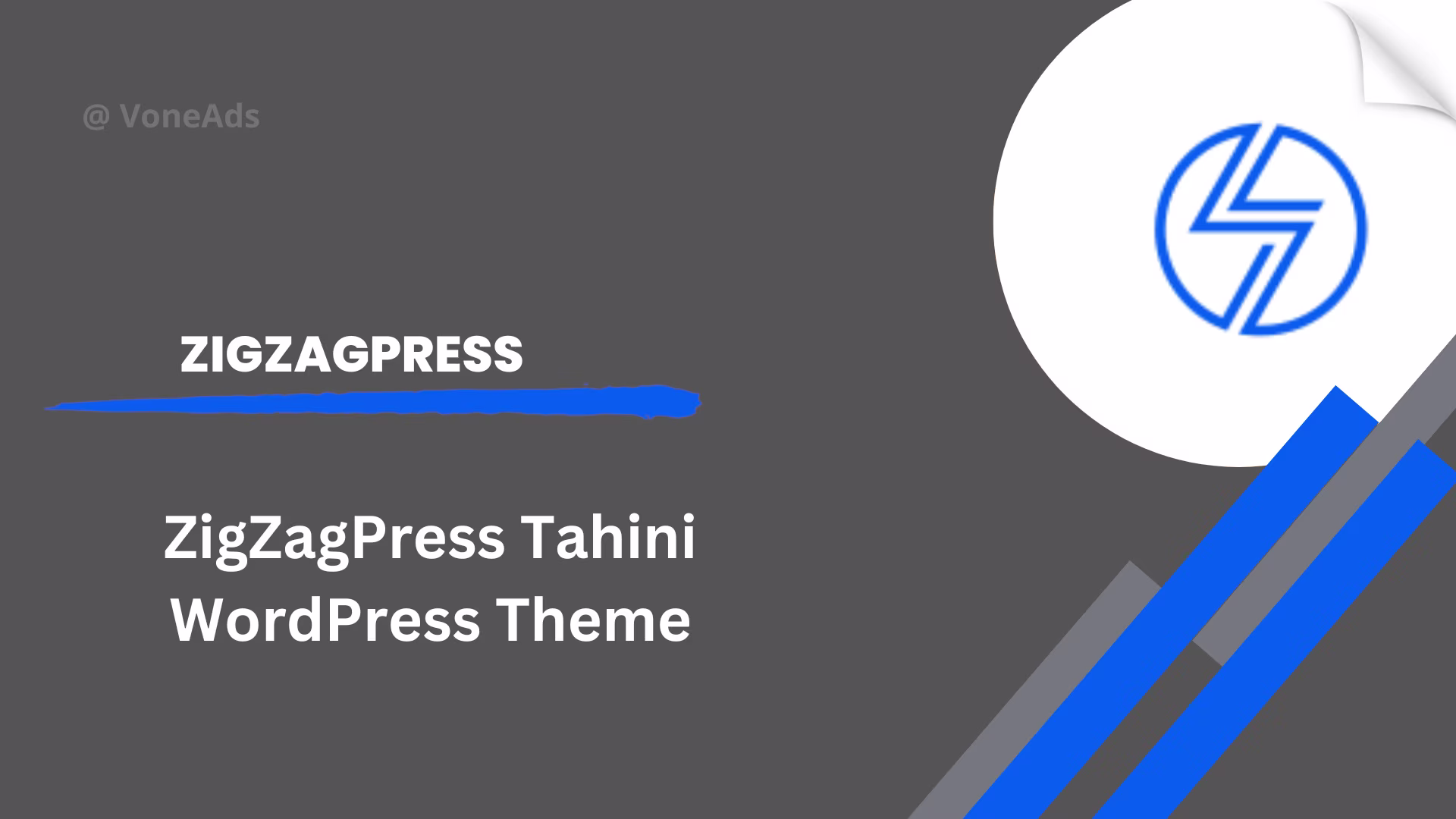 ZigZagPress Tahini WordPress Theme